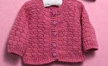 Free Crochet Pattern for a Baby Sweater and Hat