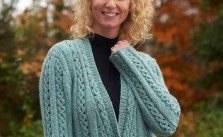 Margot Long Cable Jacket knitting pattern free