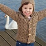 Zest Child's Cabled Cardigan Free Knitting Pattern