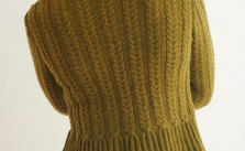 Blacker Swan Peplum Cardigan Free Knitting Pattern