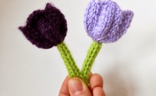 Crocuses – Flower Knitting Pattern