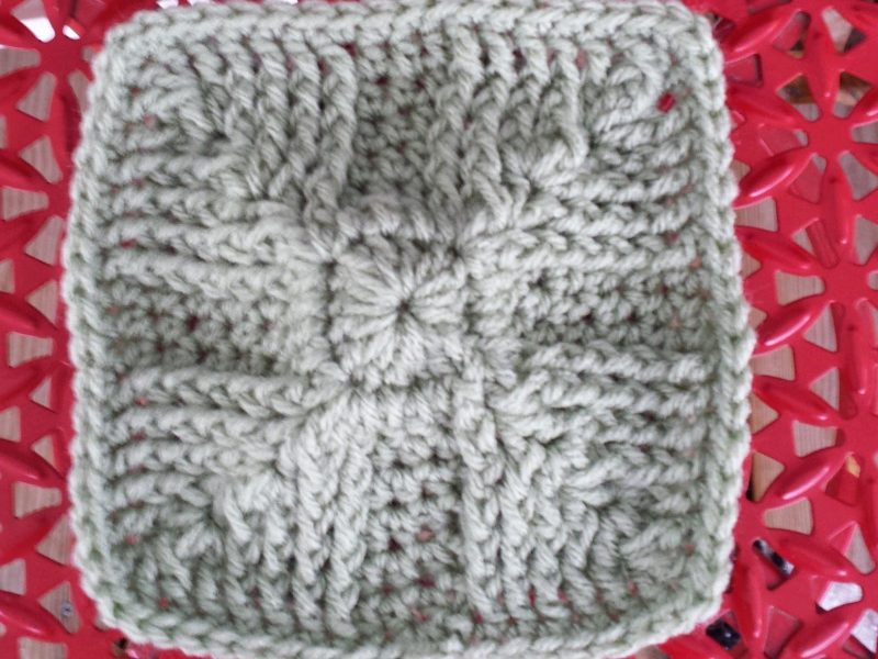 Corner Pop 6″ Crochet square pattern
