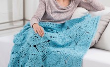 April Showers Throw – Free Crochet Blanket Pattern