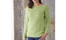 Boat Neck Pullover Crochet Pattern