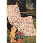 Cabbage Rose Crochet Square Blanket Pattern
