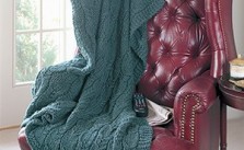 Cable Twirl – Free Afghan Knitting Pattern