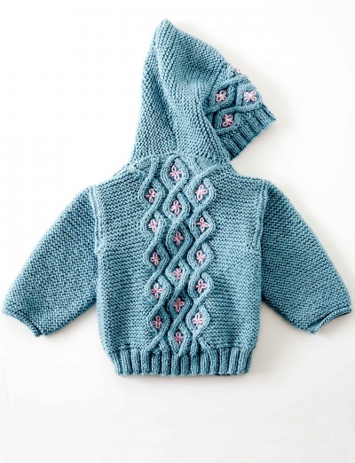 Cabled Knit Cardigan - Free Knitting Pattern ⋆ Knitting Bee