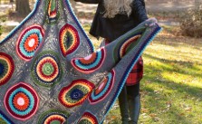 Circles in Squares Throw – Crochet