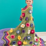Flower Garden Throw - Crochet Blanket Pattern