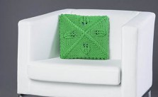 Four Leaves Pillow – Free Knitting Pattern