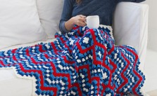 Patriotic Pride Throw – Crochet Blanket Pattern