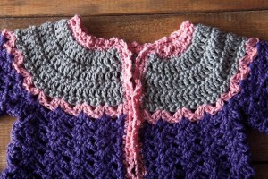 Patty Cake Crochet Cardi 1