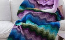 Radiating Ripple Throw – Free Crochet Blanket Pattern