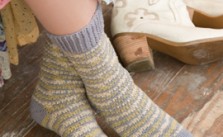 River Moss – Free Crochet Sock Pattern