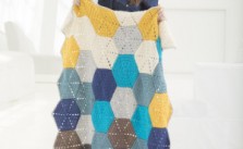 Shoreline Afghan – Hexagonal Motif Blanket Pattern