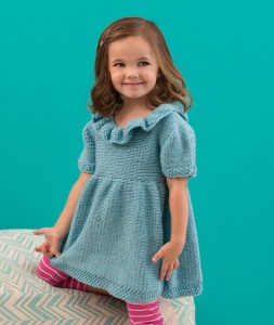 Sweet Sideways Dress Knitting Pattern