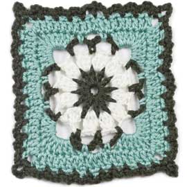Afghan Crochet Square Pattern
