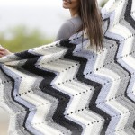 Snowy Field Crochet Blanket