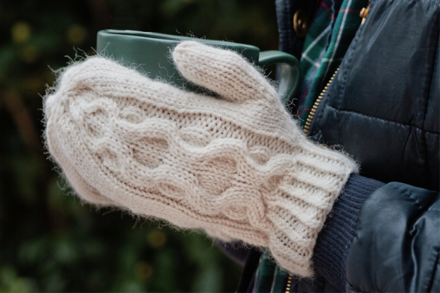 free cabled mittens knitting pattern