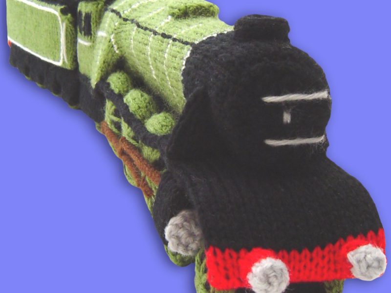 Knitted Steam Train – Free Knitting Pattern