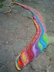 wings scarf free knitting pattern