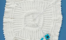 Free Knitting Pattern: Aran Sampler Baby Blanket