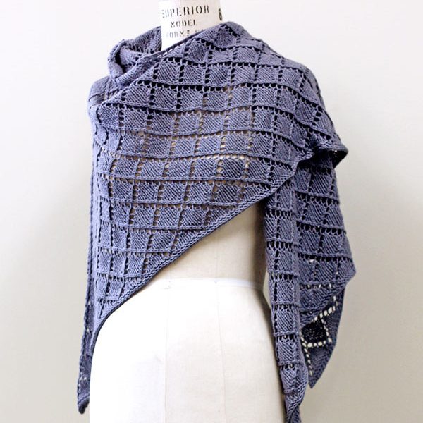 Dorothea – Diamond Lace Shawl Knitting Pattern Free