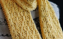 Floral Mesh Scarf