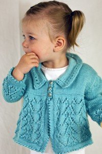 Here's My Heart Cardi - Knitting Pattern