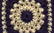 Antique Pearls Square – Free Crochet
