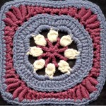 Apple Blossom Time free Crochet Square Pattern