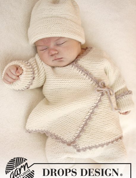 Bedtime Stories Wrap Garter Stitch Cardigan Pattern