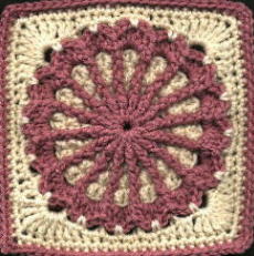 Carousel Square - Free Crochet