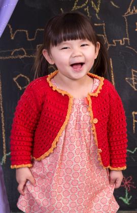 Child’s Eyelet Sweater Knitting Pattern