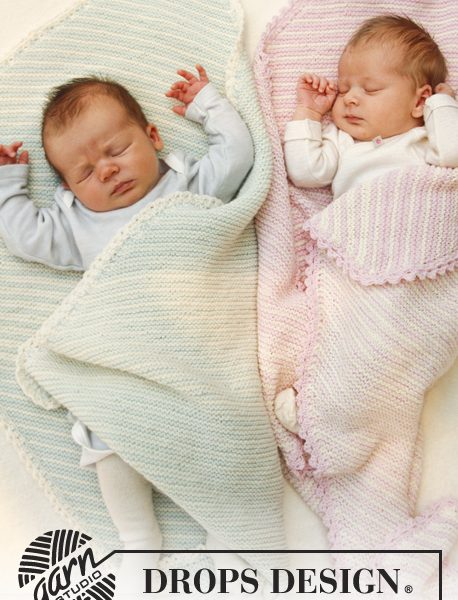 Dream State – Free Garter Stitch Baby Blanket Pattern