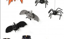 Free Knitting Patterns for Bats, Spiders and Candle Holders