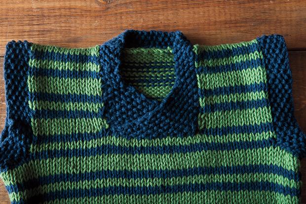 Happy Sheep Vest - Free Toddler Knitting Pattern 1