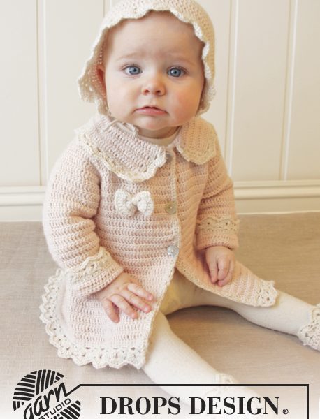 Little Lady Rose – Baby Crochet Jacket Pattern Free