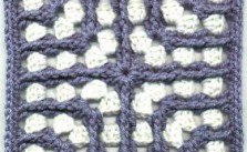 Maze Granny Square – Free Crochet