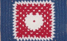 Peace, Love and Understanding Free Crochet Square Pattern
