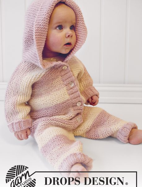 Playdate Garter Stitch Suit Pattern for Baby