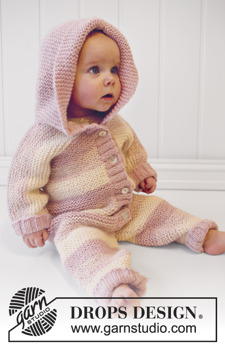 Playdate Garter Stitch Suit Pattern for Baby