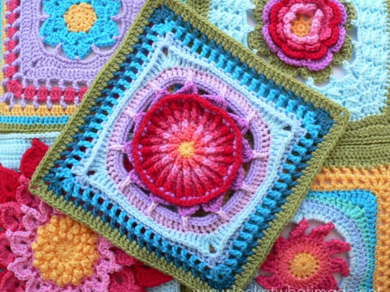 Prince Protea Square – Free Crochet Pattern
