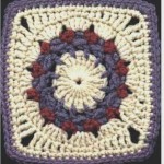 Ring 'O Roses Wreath - Free Crochet Square