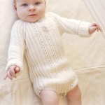 Simply Sweet Baby Onesie Knitting Pattern