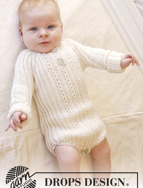 Simply Sweet Baby Onesie Knitting Pattern