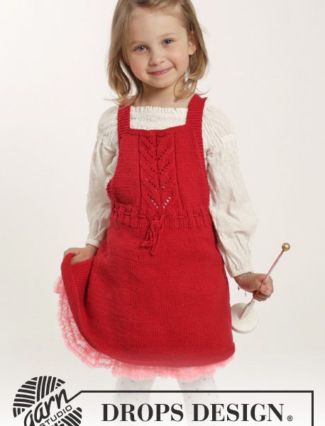 Sweet Alice – Knitted Dress Pattern 1 month – 6 Years