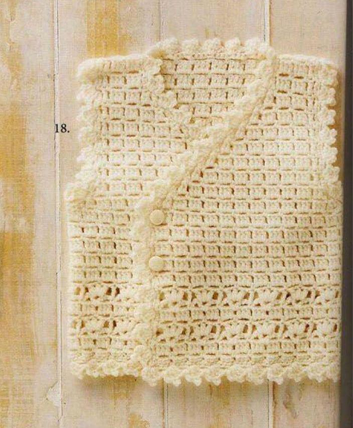 easy crochet baby vest pattern free