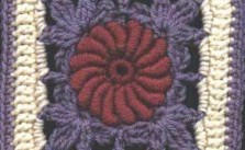 Irish Ivy Rose Free Crochet Square Pattern