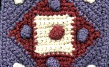 Puff Dog Free Crochet Square Pattern